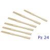 FORCHETTE ECOLOGICHE IN LEGNO DI PINO PER FINGER FOOD Pz 24