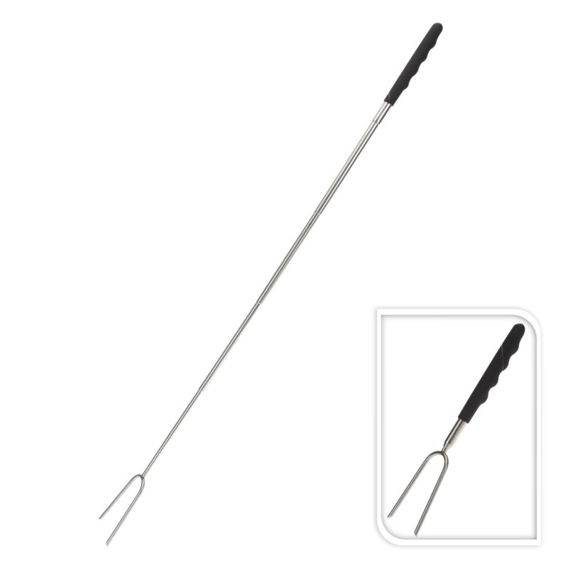 FORCHETTONE TELESCOPICO ESTENSIBILE PER BARBECUE CM 72