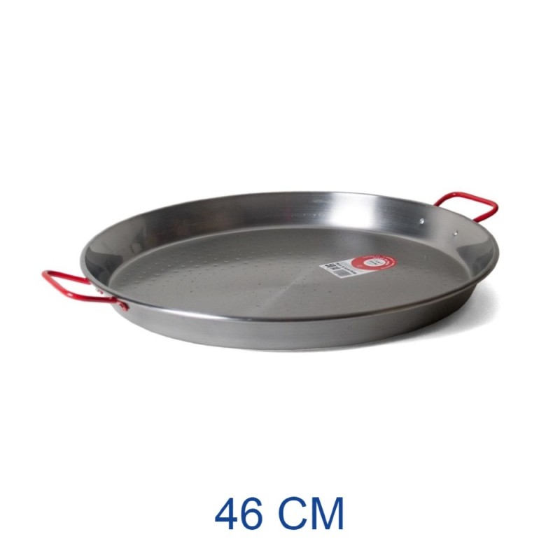PADELLA PER PAELLA IN FERRO SPAZZOLATO CM 46