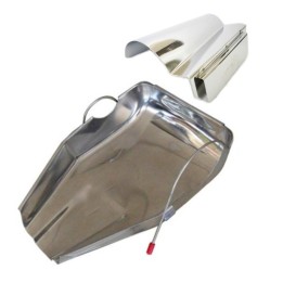 SCIVOLO INOX PER PASSAPOMODORI CON PARASCHIZZI