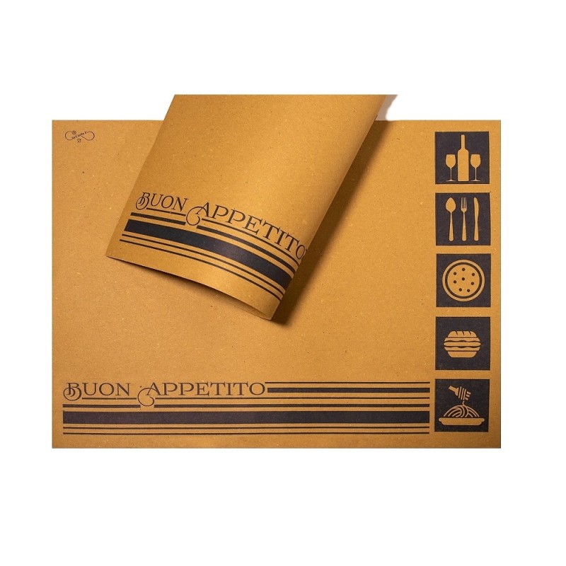 TOVAGLIETTE CARTA PAGLIA CM 30x40 Pz 500 - BUON APPETITO