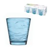 BICCHIERI VETRO ORIGAMI 24,5 CL - 6 Pz BLU