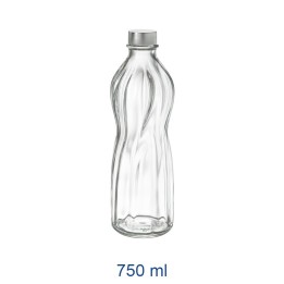Bottiglia vetro per acqua con tappo a vite 750 ml Bormioli - Aqua