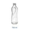 Bottiglia vetro per acqua con tappo a vite 750 ml Bormioli - Aqua