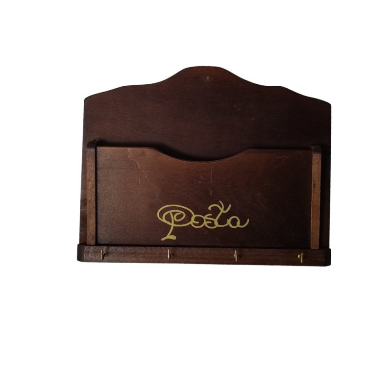 PORTA LETTERE/PORTA CHIAVI LEGNO