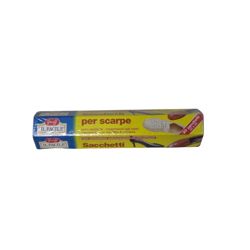 SACCHETTI PER SCARPE 20 Pz CM 30x45