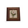 QUADRETTO DECORATO C/FIORI Pz 2