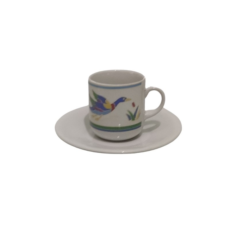 SET TAZZINE CAFFE' + PIATTINI Pz 6