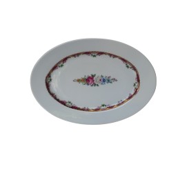 SPERLUNGA OVALE DECORATA CM 35
