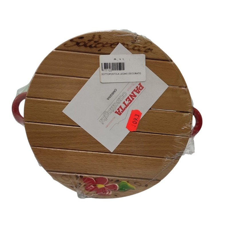 SOTTOPENTOLA LEGNO DECORATO