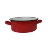 CASSERUOLA SMALTO ROSSA CM 16