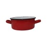 CASSERUOLA SMALTO ROSSA CM 20