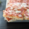 Teglia per cottura focacce in casa - forma in alluminio rettangolare