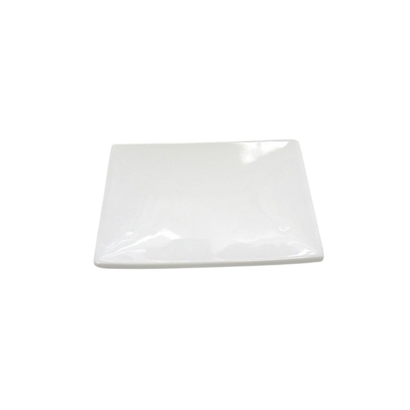 PIATTO PIANO RETTANGOLARE CM 22x15 BIANCO LUCIDO