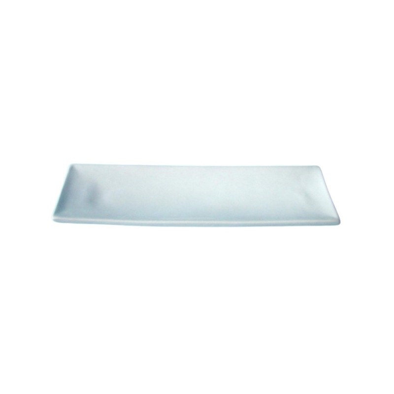 PIATTO PIANO RETTANGOLARE CM 37x12 BIANCO LUCIDO
