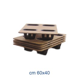 MINI PALLET IN CARTONE CM 60x40 - 4 PIEDI