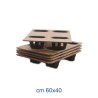 MINI PALLET IN CARTONE CM 60x40 - 4 PIEDI