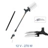 RACCOGLIOLIVE ELETTRICO TWIST 10 DENTI 12V ASTA TELESCOPICA