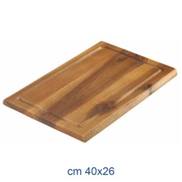 Tagliere legno Acacia rettangolare 40x26 cm - Taglieri | RagStore