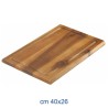 Tagliere legno Acacia rettangolare 40x26 cm - Taglieri | RagStore