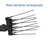 RACCOGLIOLIVE ELETTRICO TWIST 10 DENTI 12V ASTA TELESCOPICA