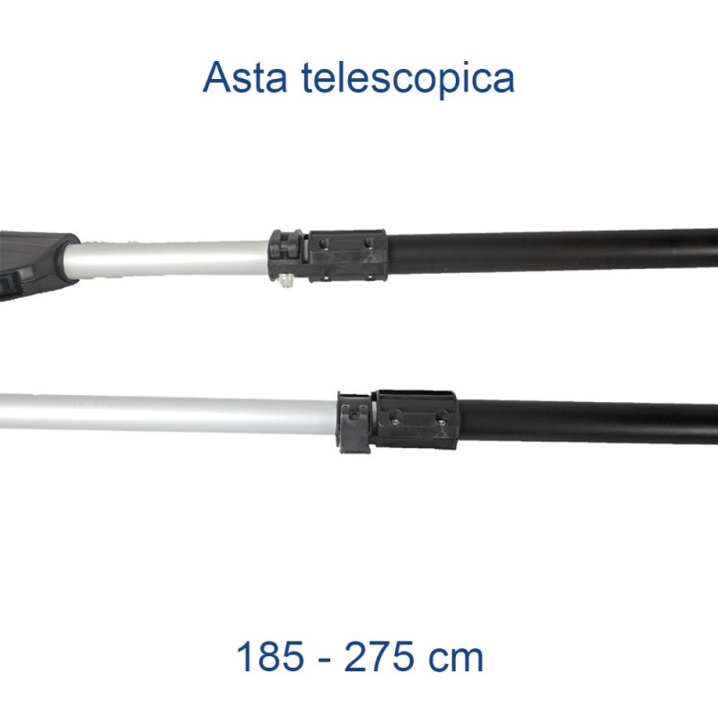 RACCOGLIOLIVE ELETTRICO TWIST 10 DENTI 12V ASTA TELESCOPICA