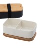 Scatola porta pranzo con coperchio in bamboo - 1 litro