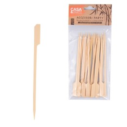 Spiedini in bambuu a bandiera da 15 cm - confezione da 20 pezzi