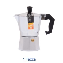 CAFFETTIERA MOKA ALLUMINIO ESPRESSO CASA 1 Tz