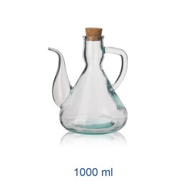 OLIERA VETRO CON TAPPO SUGHERO 1000 ml
