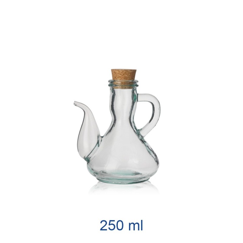 OLIERA VETRO CON TAPPO SUGHERO 250 ml