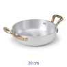 Tegamino a servire in alluminio con due manici 20 cm