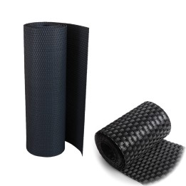 Telo oscurante tecno rattan Mata cm 90x300 Nero Antracite