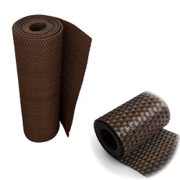 TELO STUOIA OSCURANTE TECNO RATTAN CM 90x300 LEGNO SCURO