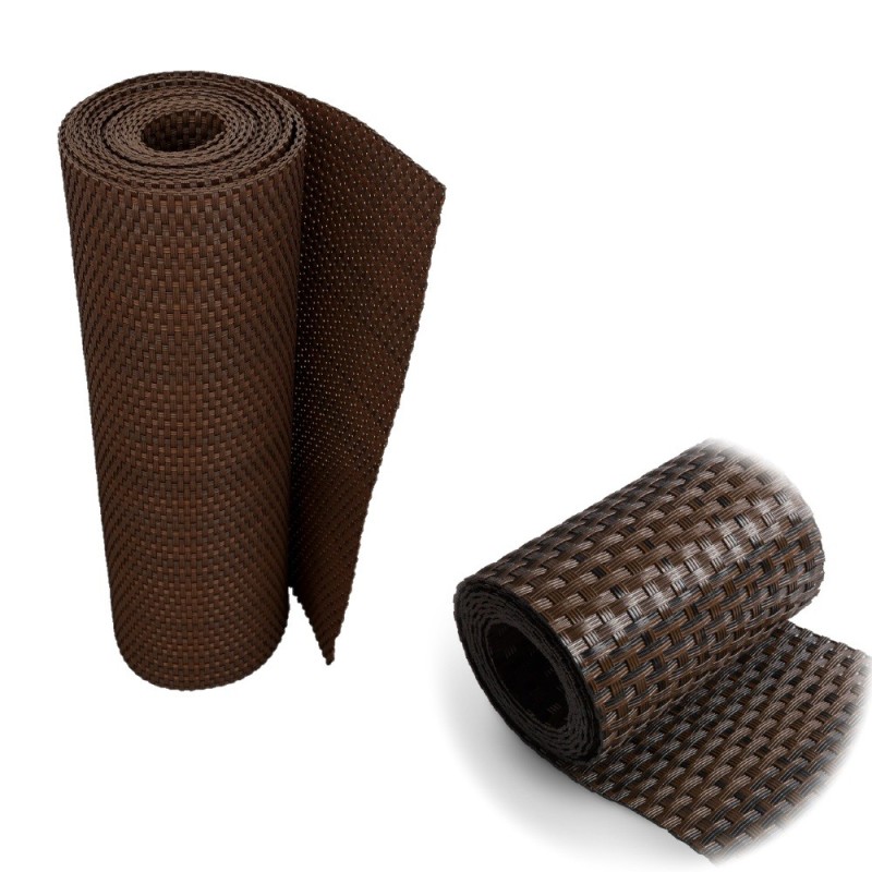 TELO STUOIA OSCURANTE TECNO RATTAN CM 90x300 LEGNO SCURO