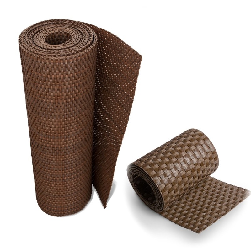 TELO STUOIA OSCURANTE TECNO RATTAN CM 90x300 MARRONE