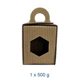 Scatola regalo per 1 vasetto di miele da 500 gr