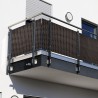 TELO STUOIA OSCURANTE TECNO RATTAN CM 90x300 LEGNO SCURO