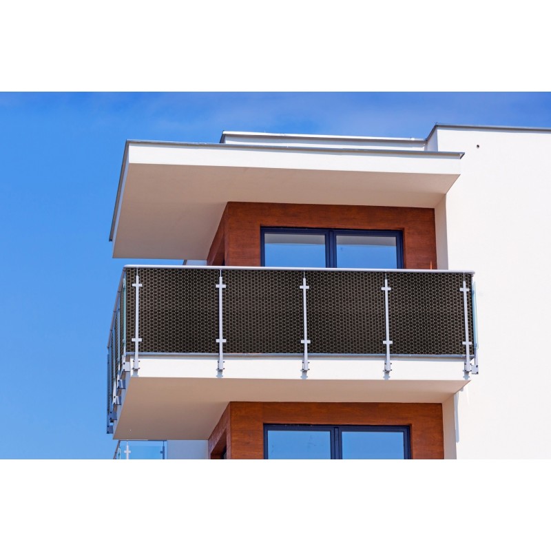 TELO STUOIA OSCURANTE TECNO RATTAN CM 90x300 LEGNO SCURO
