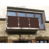 TELO STUOIA OSCURANTE TECNO RATTAN CM 90x300 MARRONE