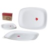 PIATTO PARMA BIANCO RETTANGOLARE CM 24x34