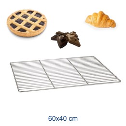 Griglia raffredda torte pasticceria cm 60x40 acciaio inox