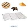 Griglia raffredda torte pasticceria cm 60x40 acciaio inox