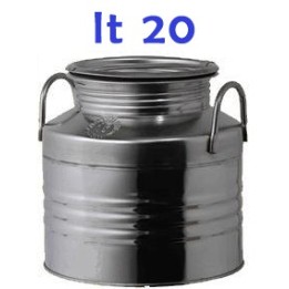 BIDONE OLIO INOX 4F LT 20