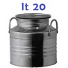 BIDONE OLIO INOX 4F LT 20