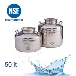 BIDONE INOX PER ACQUA SANSONE EUROPA Lt 50