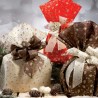 BUSTA SACCO PER PANETTONE IN TNT CM 38+16x41 BIANCO 10 Pz
