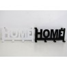 GANCIO IN METALLO PER PORTA 4 POSTI HOME CM 26x12,5x6 H
