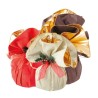 FOGLI TONDI DECOR DOUBLE FACE PER PASTICCERIA ORO-ROSSO 10 Pz
