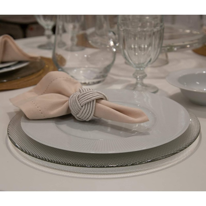 Sottopiatto INCA in Vetro Trasparente 31cm Bormioli Rocco | RagStore